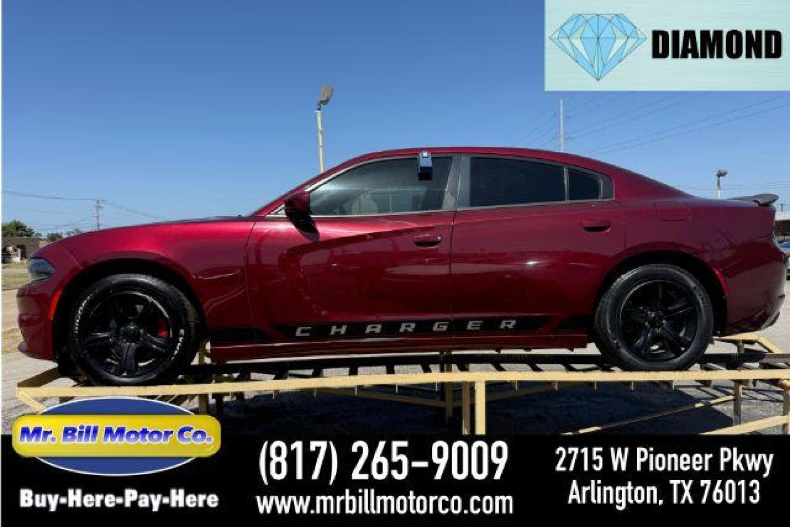 2020 RED Dodge Charger SXT RWD (2C3CDXBG1LH) with an Pentastar 3.6L V-6 DOHC engine, located at 2715 W Pioneer Pkwy, Arlington, TX, 76013, (817) 265-9009, 32.710262, -97.153236 - Photo#0