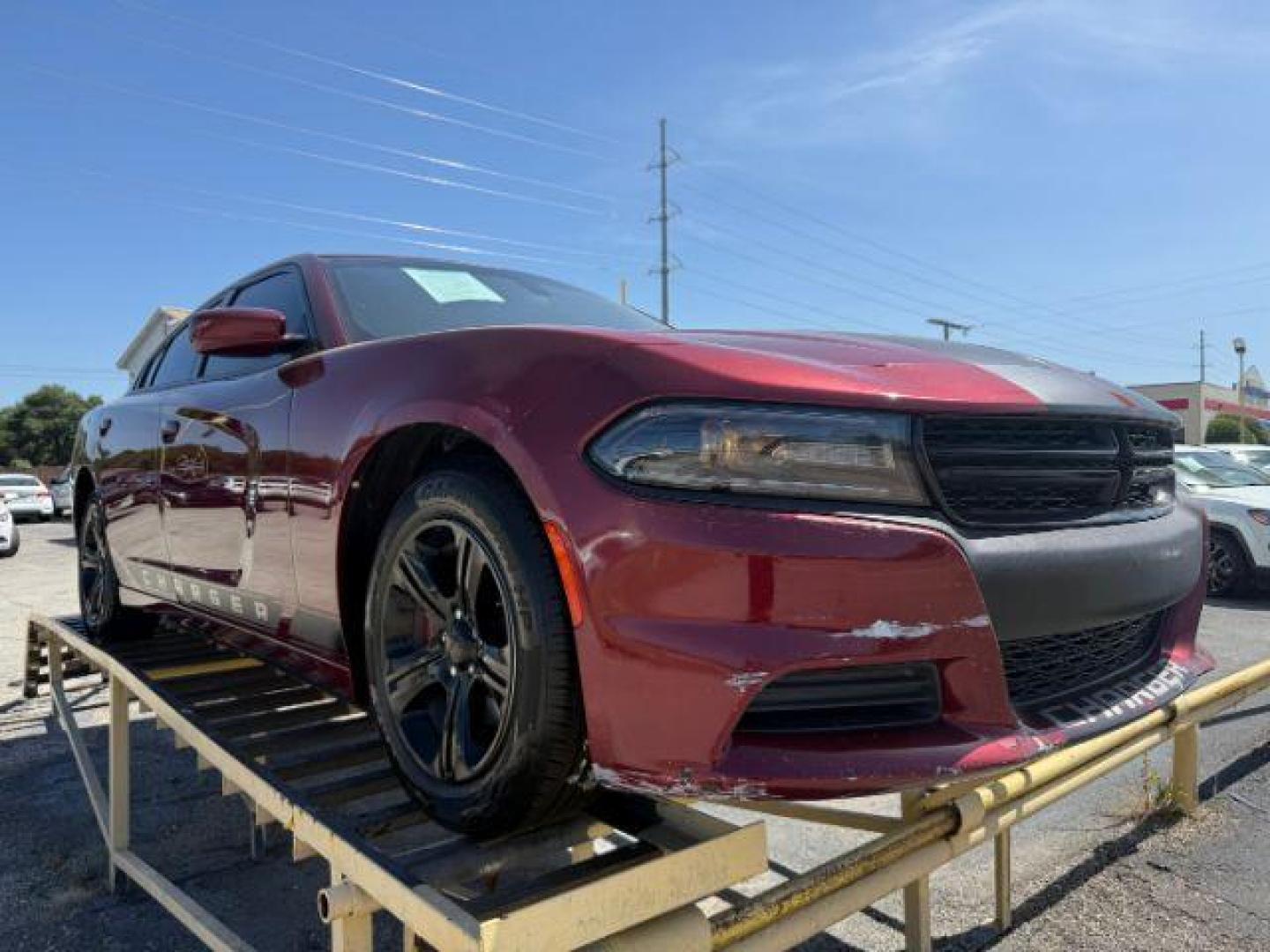 2020 RED Dodge Charger SXT RWD (2C3CDXBG1LH) with an Pentastar 3.6L V-6 DOHC engine, located at 2715 W Pioneer Pkwy, Arlington, TX, 76013, (817) 265-9009, 32.710262, -97.153236 - Photo#5