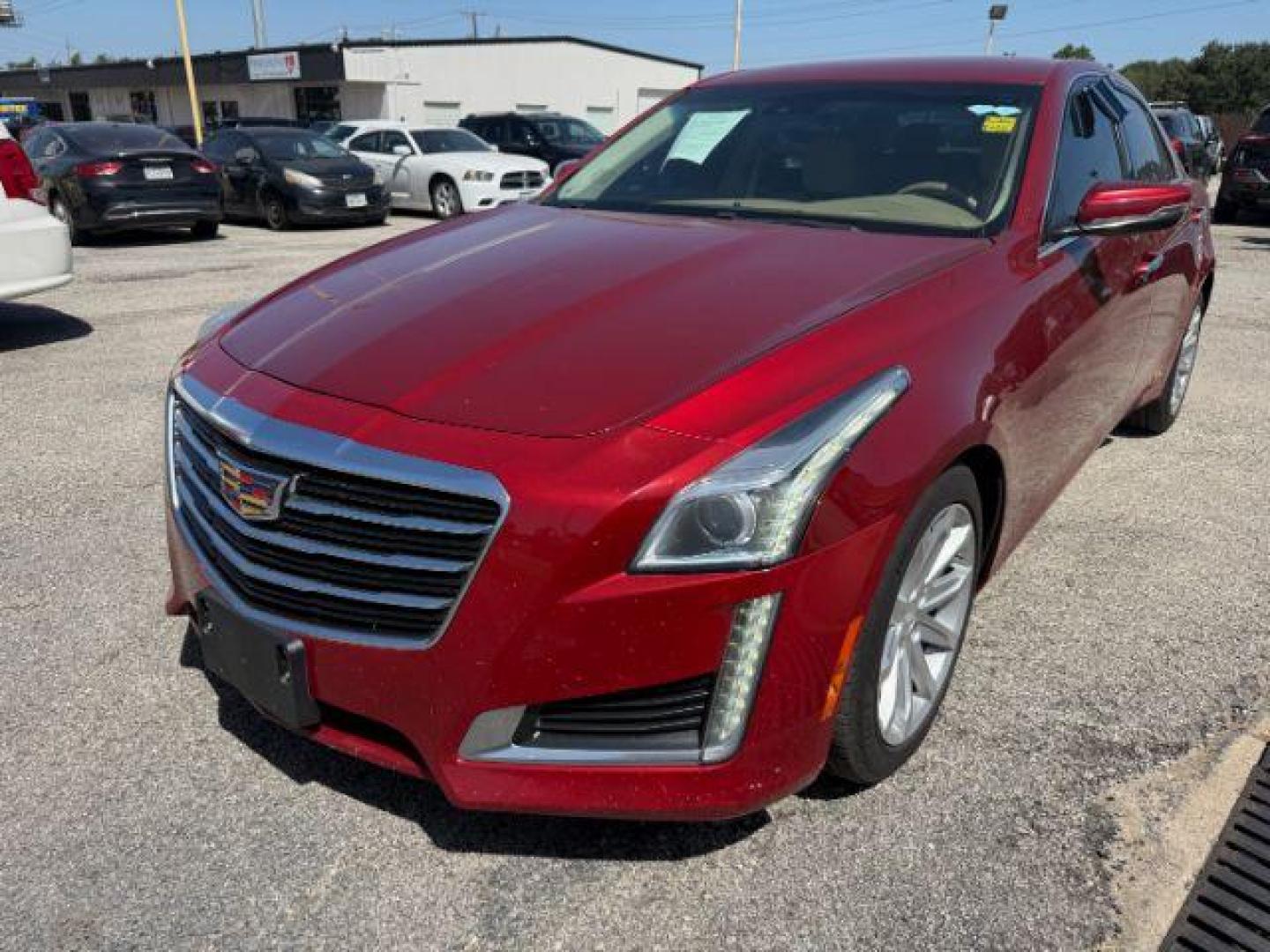 2015 RED Cadillac CTS Luxury (1G6AR5S32F0) with an 3.6L V-6 gasoline direct injection engine, located at 2715 W Pioneer Pkwy, Arlington, TX, 76013, (817) 265-9009, 32.710262, -97.153236 - Photo#3
