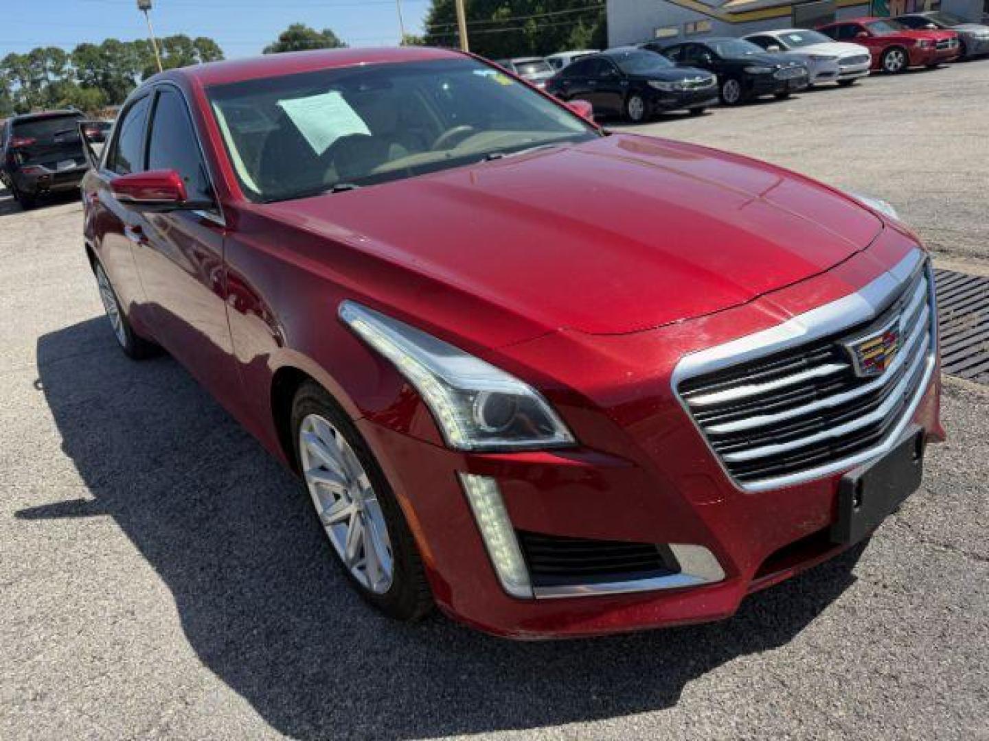 2015 RED Cadillac CTS Luxury (1G6AR5S32F0) with an 3.6L V-6 gasoline direct injection engine, located at 2715 W Pioneer Pkwy, Arlington, TX, 76013, (817) 265-9009, 32.710262, -97.153236 - Photo#5