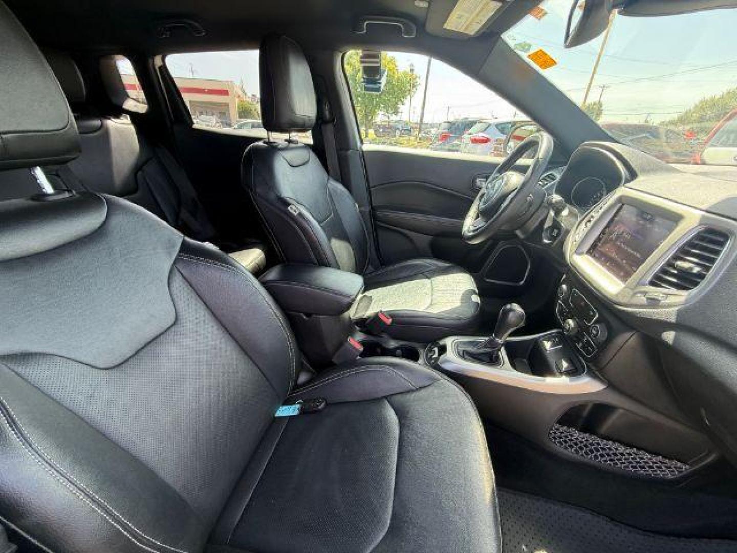 2021 WHITE Jeep Compass 80th Anniversary FWD (3C4NJCEBXMT) with an 2.4L I-4 variable valve control engine, located at 2715 W Pioneer Pkwy, Arlington, TX, 76013, (817) 265-9009, 32.710262, -97.153236 - Photo#11