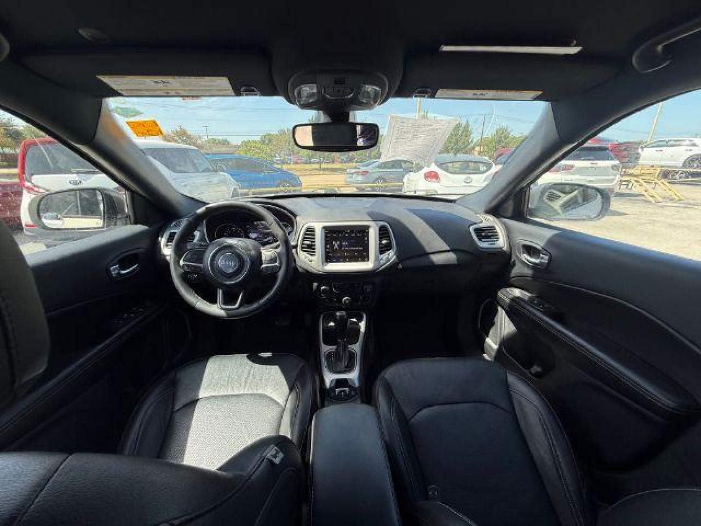 2021 WHITE Jeep Compass 80th Anniversary FWD (3C4NJCEBXMT) with an 2.4L I-4 variable valve control engine, located at 2715 W Pioneer Pkwy, Arlington, TX, 76013, (817) 265-9009, 32.710262, -97.153236 - Photo#13