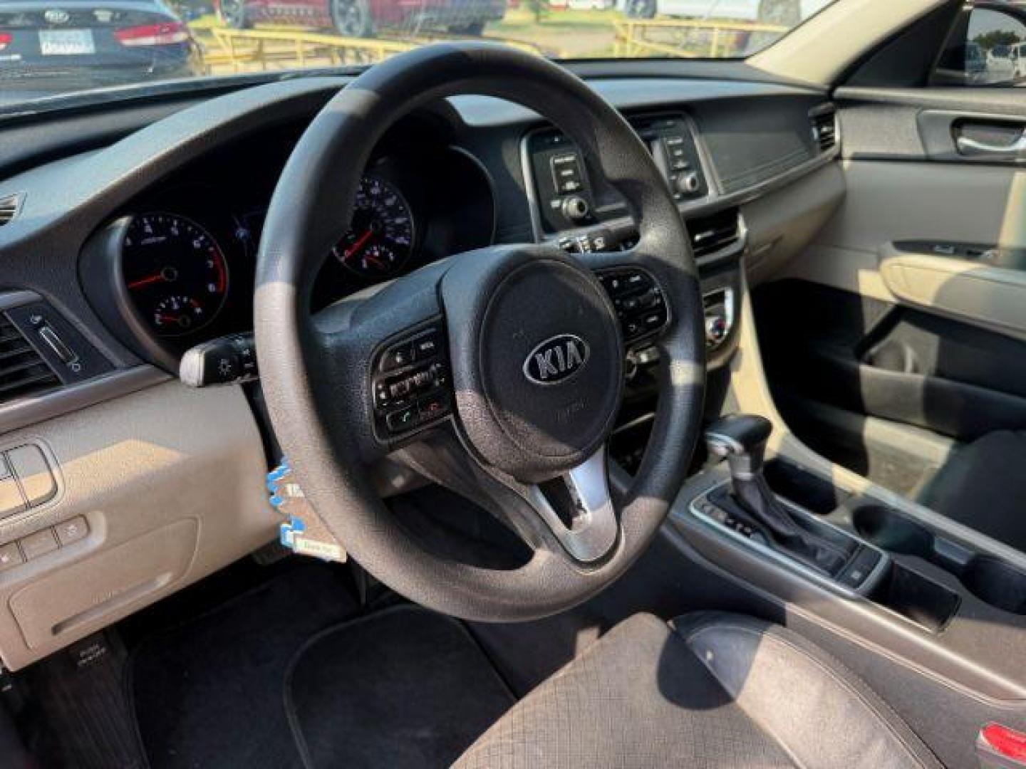 2016 BLACK Kia Optima LX (5XXGT4L35GG) with an Theta II 2.4L I-4 ga engine, located at 2715 W Pioneer Pkwy, Arlington, TX, 76013, (817) 265-9009, 32.710262, -97.153236 - Photo#14