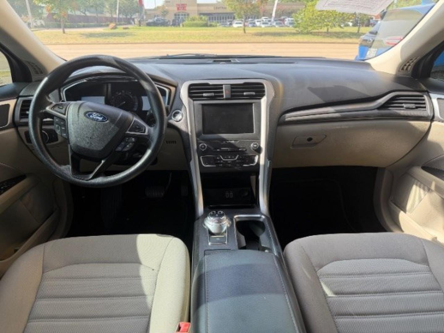2019 BLUE Ford Fusion SE (3FA6P0T95KR) with an EcoBoost 2L I-4 gaso engine, located at 2715 W Pioneer Pkwy, Arlington, TX, 76013, (817) 265-9009, 32.710262, -97.153236- Photo#12