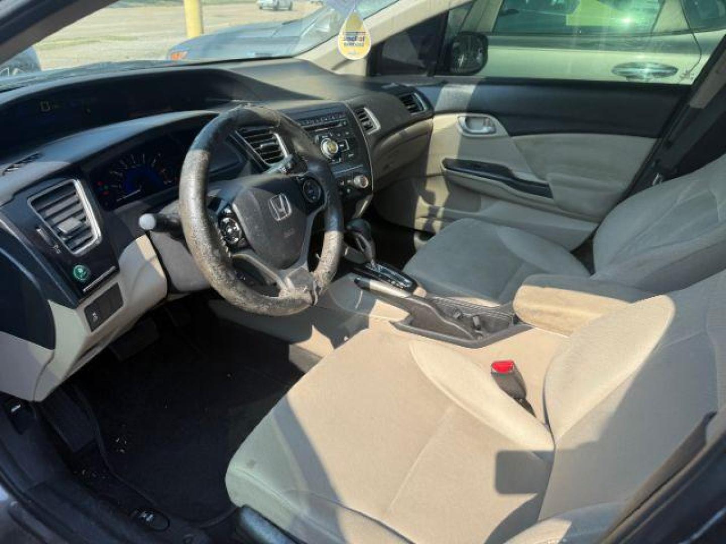 2013 BROWN Honda Civic LX (2HGFB2F55DH) with an 1.8L I-4 i-VTEC variable valve control engine, located at 2715 W Pioneer Pkwy, Arlington, TX, 76013, (817) 265-9009, 32.710262, -97.153236 - Photo#14