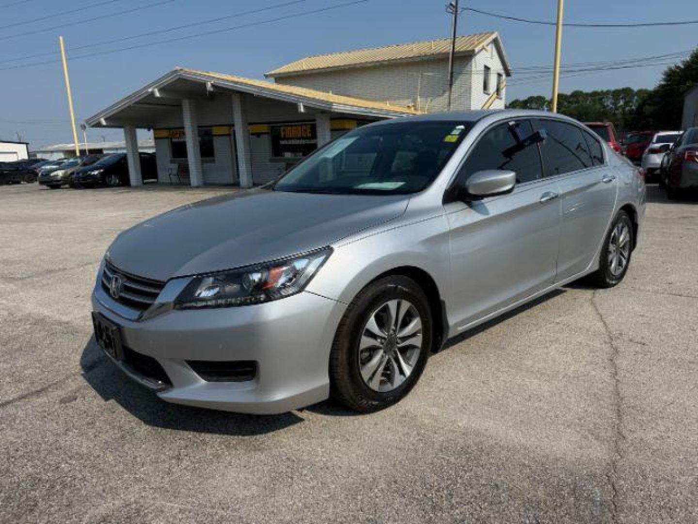 2013 SILVER Honda Accord LX (1HGCR2F35DA) with an 2.4L I-4 gasoline direct injection engine, located at 2715 W Pioneer Pkwy, Arlington, TX, 76013, (817) 265-9009, 32.710262, -97.153236 - Photo#3