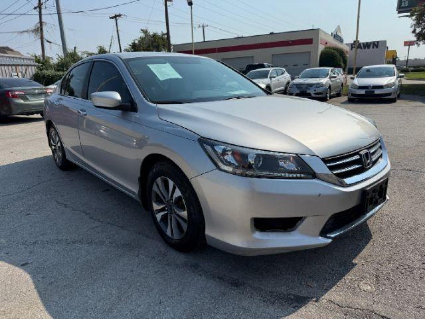 2013 SILVER Honda Accord LX (1HGCR2F35DA) with an 2.4L I-4 gasoline direct injection engine, located at 2715 W Pioneer Pkwy, Arlington, TX, 76013, (817) 265-9009, 32.710262, -97.153236 - Photo#5