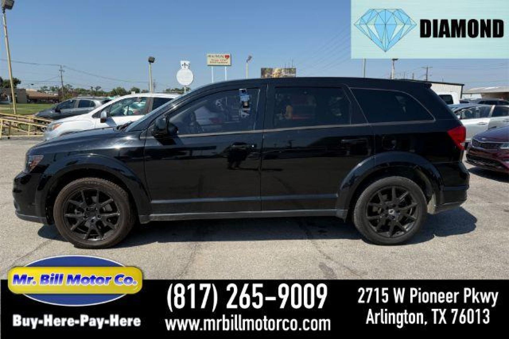 2018 BLACK Dodge Journey GT (3C4PDCEG9JT) with an 3.6L V6 DOHC 24V engine, 6-Speed Automatic transmission, located at 2715 W Pioneer Pkwy, Arlington, TX, 76013, (817) 265-9009, 32.710262, -97.153236 - Photo#0