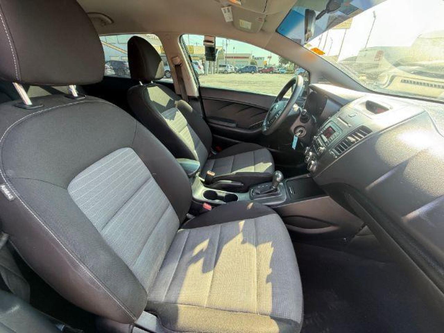 2016 BLACK Kia Forte LX (KNAFK5A89G5) with an 2L I-4 gasoline direct injection engine, located at 2715 W Pioneer Pkwy, Arlington, TX, 76013, (817) 265-9009, 32.710262, -97.153236 - Photo#11