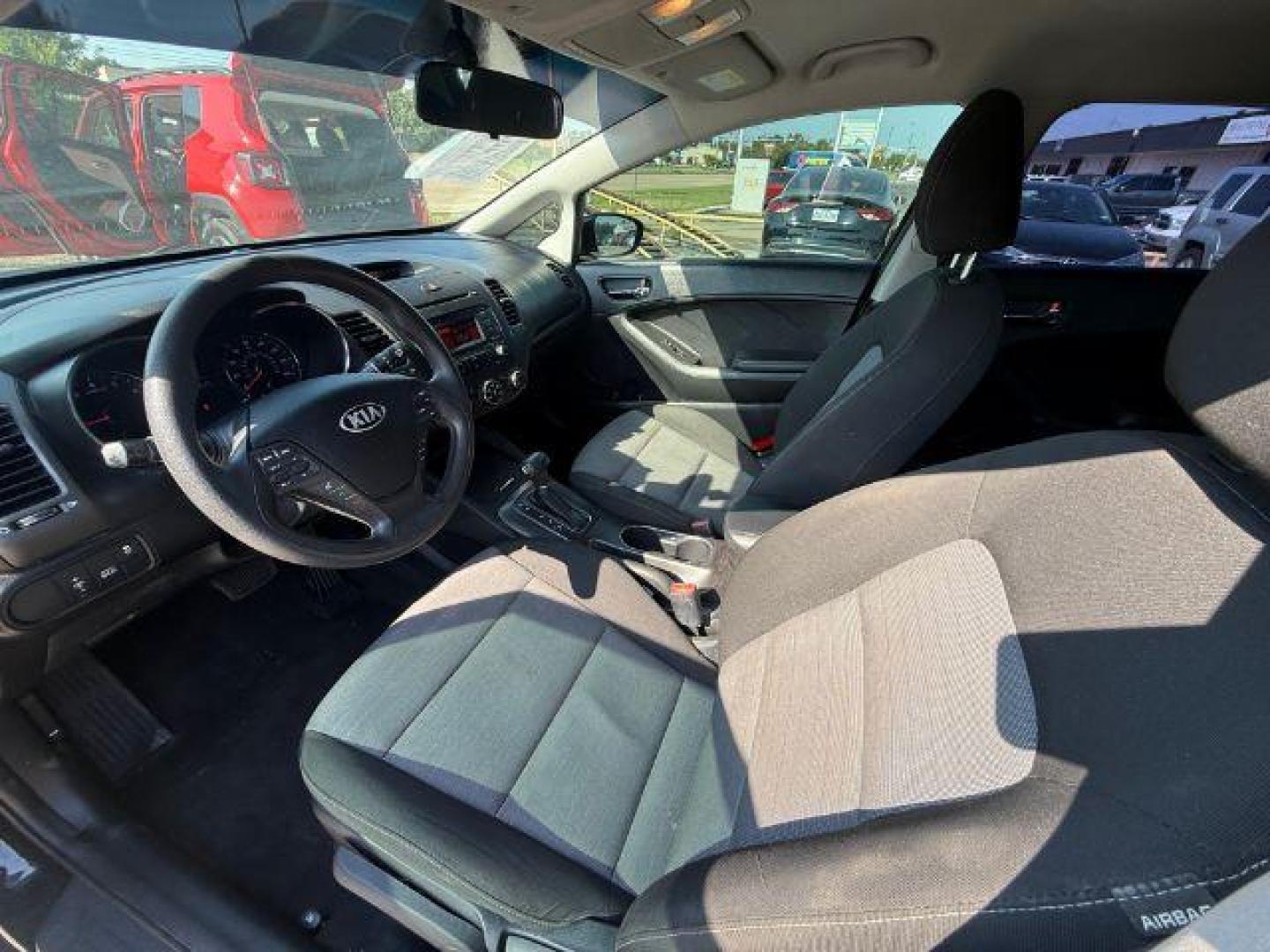 2016 BLACK Kia Forte LX (KNAFK5A89G5) with an 2L I-4 gasoline direct injection engine, located at 2715 W Pioneer Pkwy, Arlington, TX, 76013, (817) 265-9009, 32.710262, -97.153236 - Photo#14