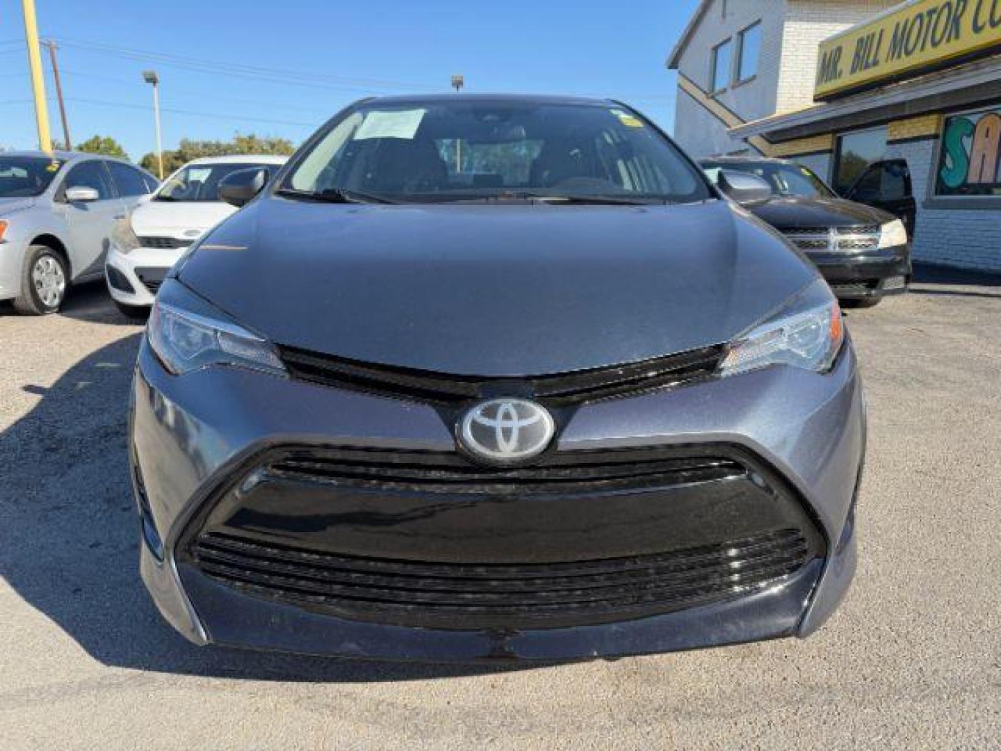 2017 GRAY Toyota Corolla LE (2T1BURHE9HC) with an 1.8L I-4 DOHC engine, located at 2715 W Pioneer Pkwy, Arlington, TX, 76013, (817) 265-9009, 32.710262, -97.153236 - Photo#4