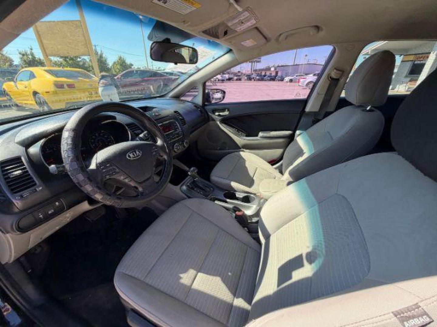 2015 BLACK Kia Forte EX (KNAFX4A60F5) with an 1.8L L4 DOHC 16V engine, 6-Speed Automatic transmission, located at 2715 W Pioneer Pkwy, Arlington, TX, 76013, (817) 265-9009, 32.710262, -97.153236 - Photo#12