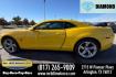 2010 YELLOW Chevrolet Camaro 2LT (2G1FC1EV5A9) with an 3.6L V-6 gasoline di engine, located at 2715 W Pioneer Pkwy, Arlington, TX, 76013, (817) 265-9009, 32.710262, -97.153236- Photo#0