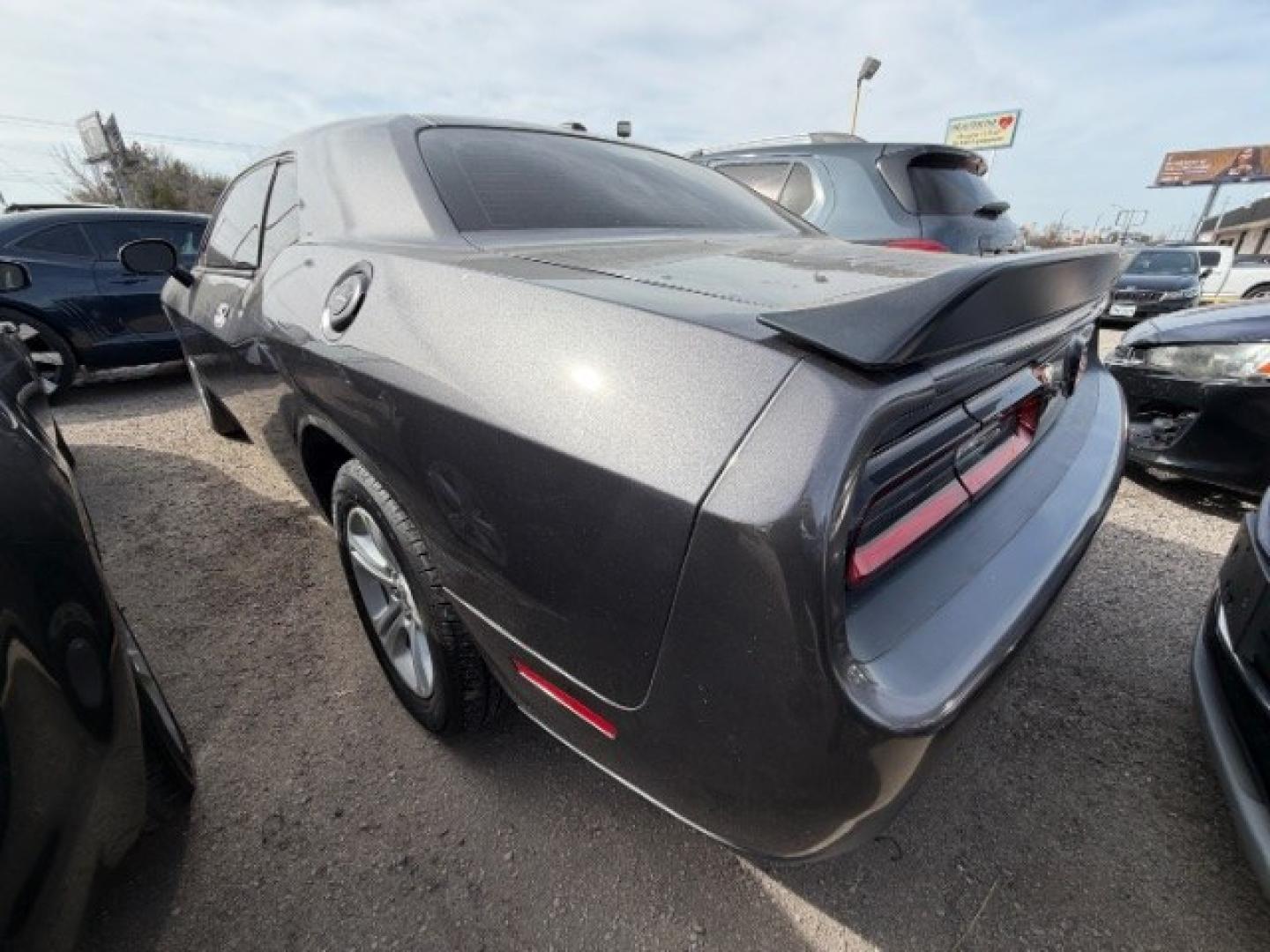 2021 GRAY Dodge Challenger SXT (2C3CDZAG7MH) with an Pentastar 3.6L V-6 D engine, located at 2715 W Pioneer Pkwy, Arlington, TX, 76013, (817) 265-9009, 32.710262, -97.153236- Photo#6
