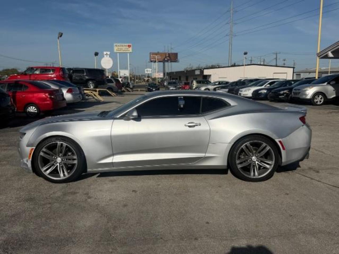 2018 SILVER Chevrolet Camaro 1LT (1G1FB1RS8J0) , located at 2715 W Pioneer Pkwy, Arlington, TX, 76013, (817) 265-9009, 32.710262, -97.153236 - Photo#2
