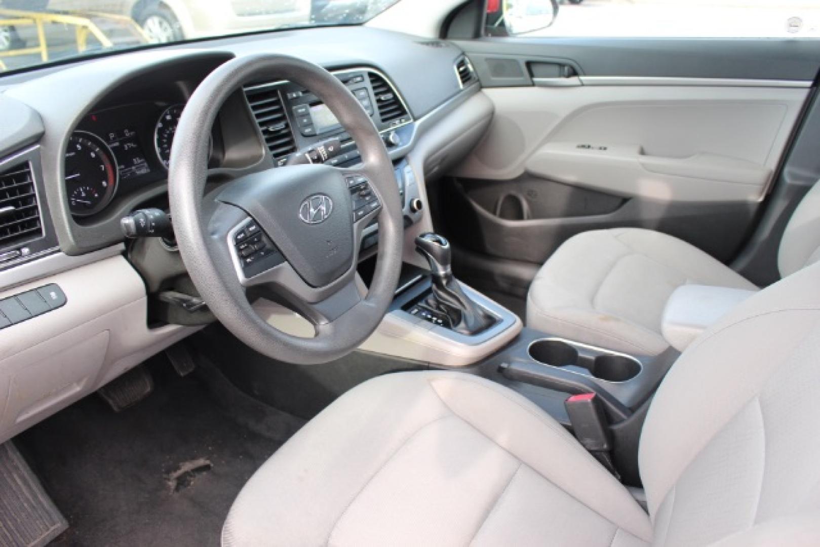 2017 RED Hyundai Elantra SE (5NPD84LFXHH) with an Nu 2L I-4 DOHC engine, located at 2715 W Pioneer Pkwy, Arlington, TX, 76013, (817) 265-9009, 32.710262, -97.153236- Photo#14