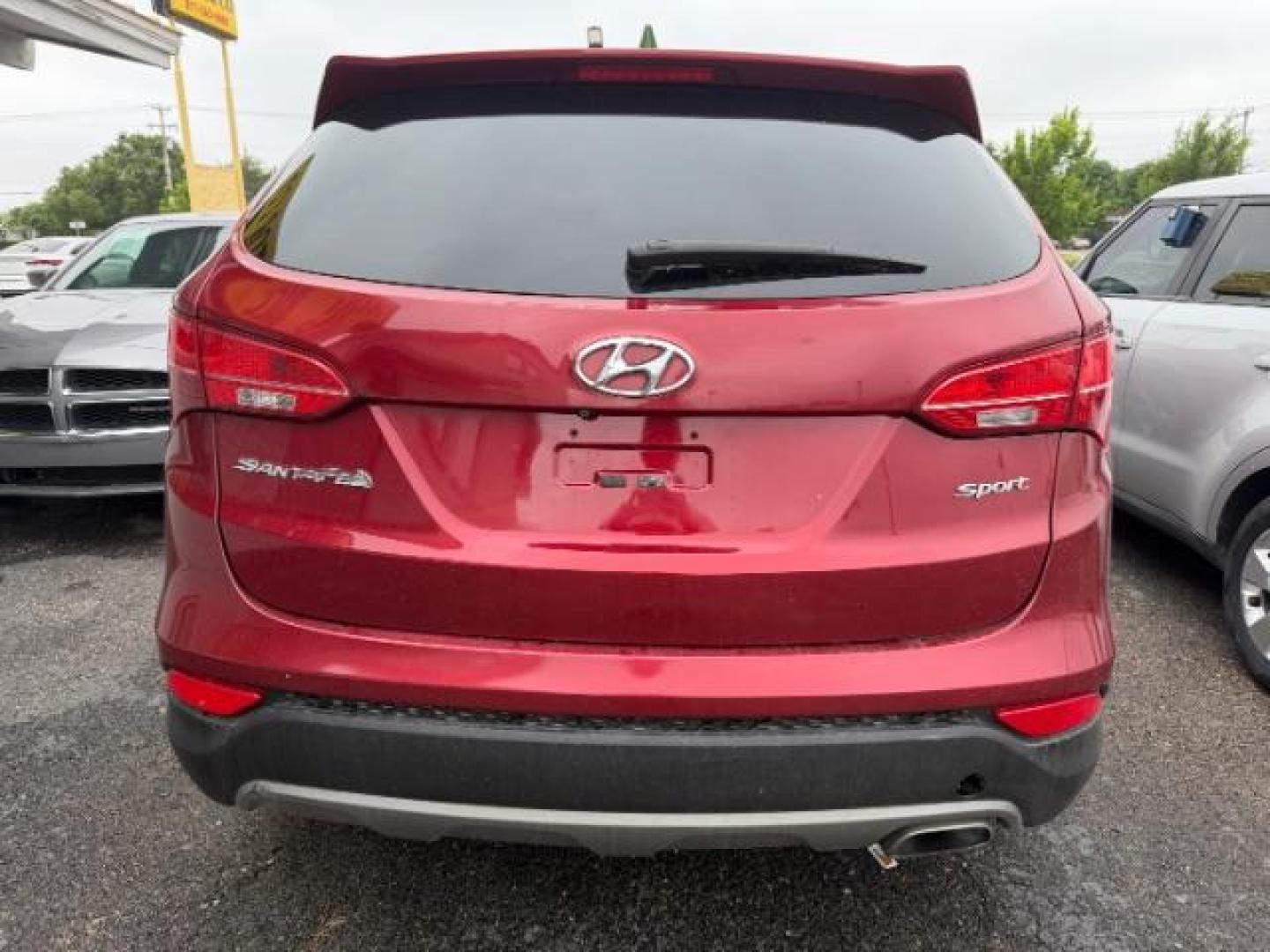 2015 RED Hyundai Santa Fe Sport 2.4L (5XYZU3LB2FG) with an Theta II 2.4L I-4 gasoline direct injection engine, located at 2715 W Pioneer Pkwy, Arlington, TX, 76013, (817) 265-9009, 32.710262, -97.153236 - Photo#5