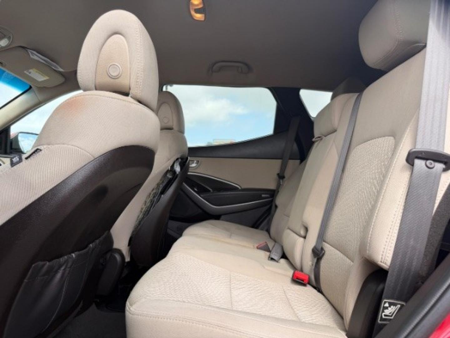 2016 RED Hyundai Santa Fe Sport 2.4L (5XYZT3LBXGG) with an Theta II 2.4L I-4 gasoline direct injection engine, located at 2715 W Pioneer Pkwy, Arlington, TX, 76013, (817) 265-9009, 32.710262, -97.153236- Photo#9