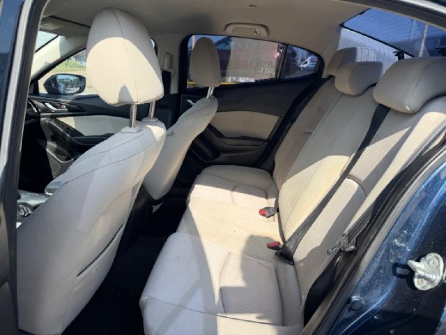 2014 BLUE Mazda MAZDA3 i Sport AT 4-Door (JM1BM1U77E1) with an 2.0L L4 DOHC 16V engine, 6-Speed Automatic transmission, located at 2715 W Pioneer Pkwy, Arlington, TX, 76013, (817) 265-9009, 32.710262, -97.153236- Photo#16