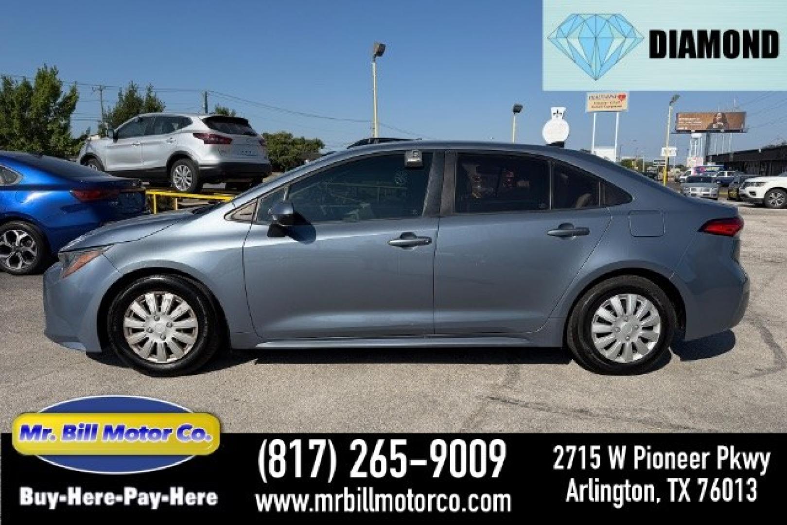 2022 Toyota Corolla L (5YFDPMAE2NP) with an 1.8L I-4 DOHC engine, located at 2715 W Pioneer Pkwy, Arlington, TX, 76013, (817) 265-9009, 32.710262, -97.153236- Photo#0