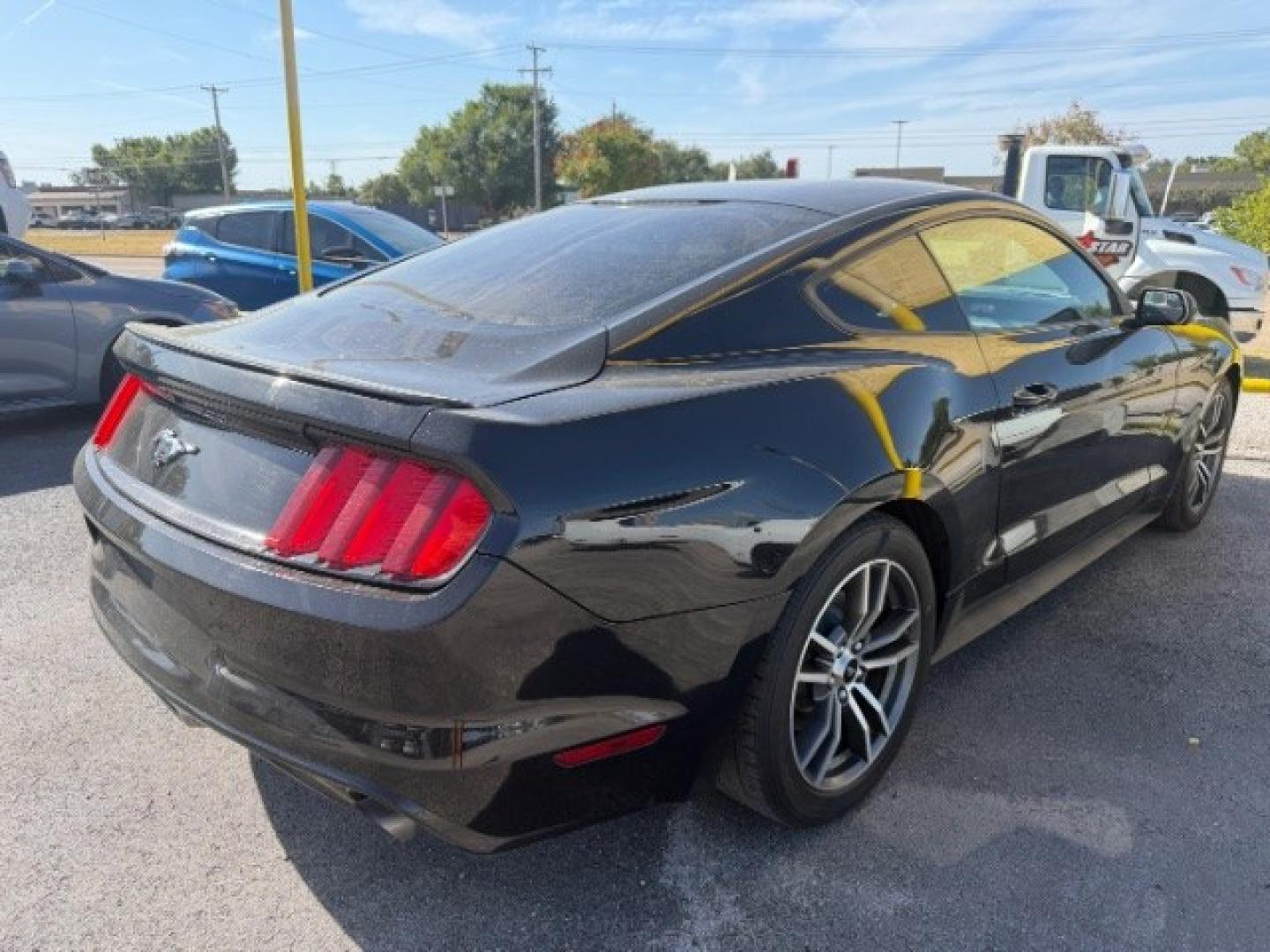 2017 GRAY Ford Mustang EcoBoost (1FA6P8TH5H5) with an EcoBoost 2.3L I-4 gasoline direct injection engine, located at 2715 W Pioneer Pkwy, Arlington, TX, 76013, (817) 265-9009, 32.710262, -97.153236- Photo#5