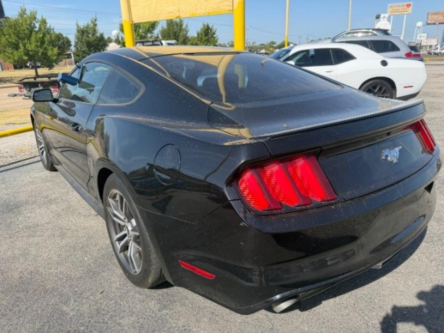 2017 GRAY Ford Mustang EcoBoost (1FA6P8TH5H5) with an EcoBoost 2.3L I-4 gasoline direct injection engine, located at 2715 W Pioneer Pkwy, Arlington, TX, 76013, (817) 265-9009, 32.710262, -97.153236- Photo#7